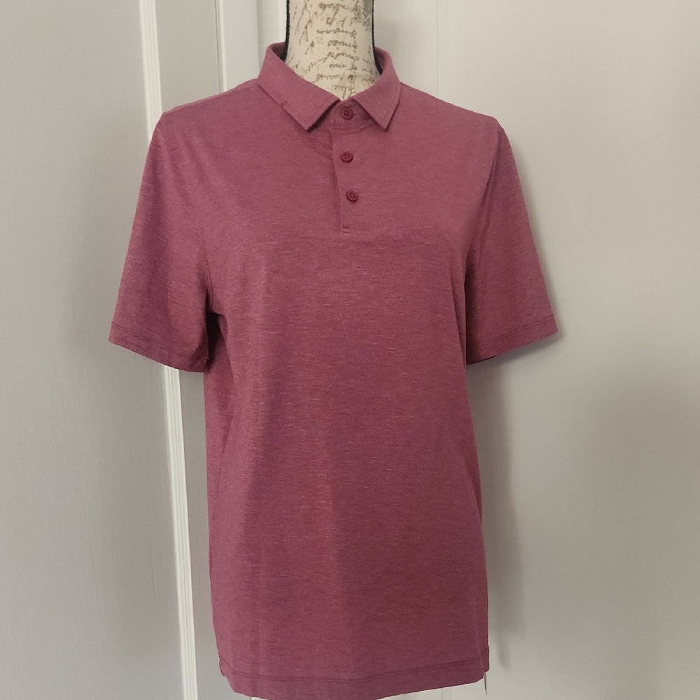lululemon athletica Men's Polo Shirt - Mauve